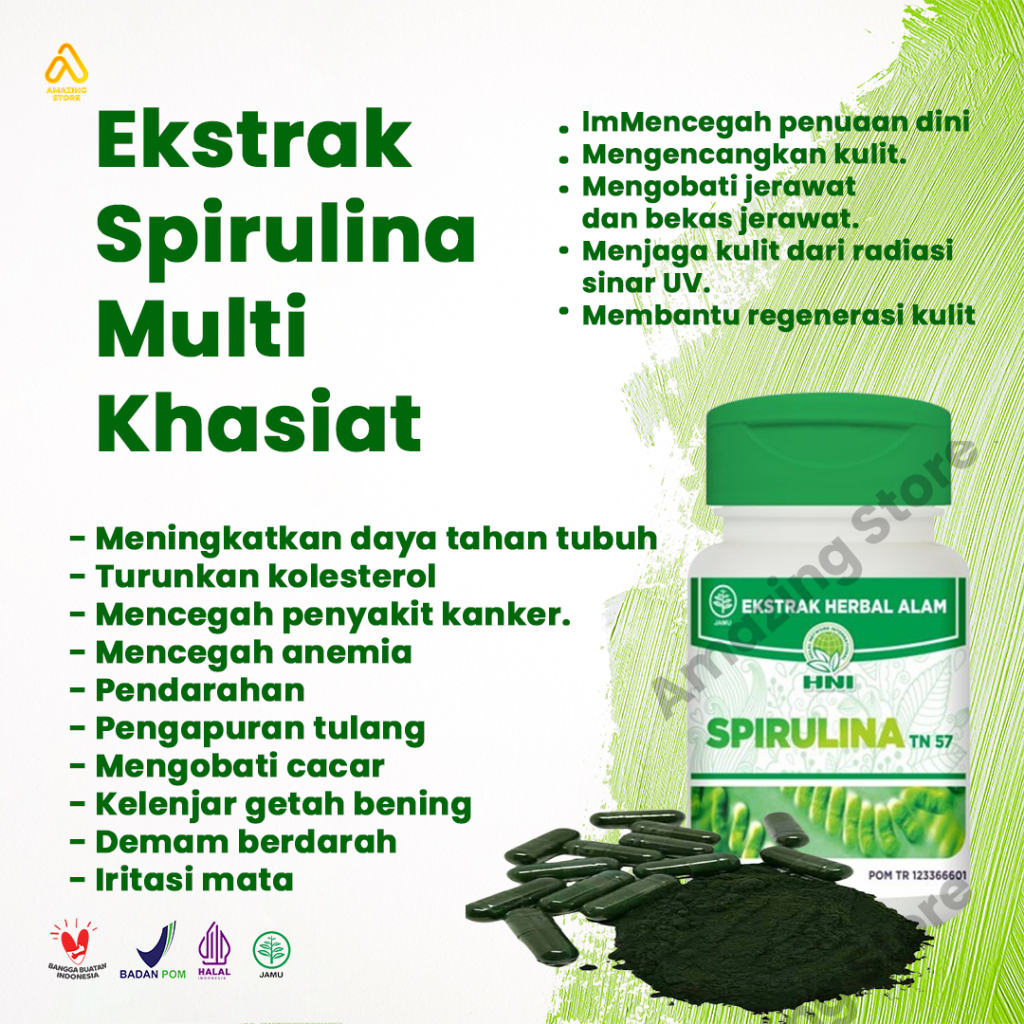 Kebaikan Spirulina Untuk Kecantikan Dan Tenaga Kulit