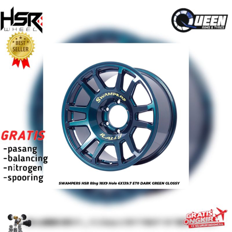 Jual Velg Semi Offroad R Pcd X Hsr Swampers Rally Untuk Mobil