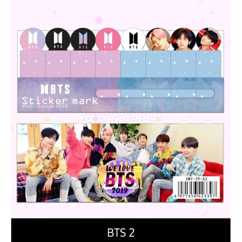 Jual Sticky Notes EXO BTS NCT Twice GOT7 TXT Stray Kids Memo note ...
