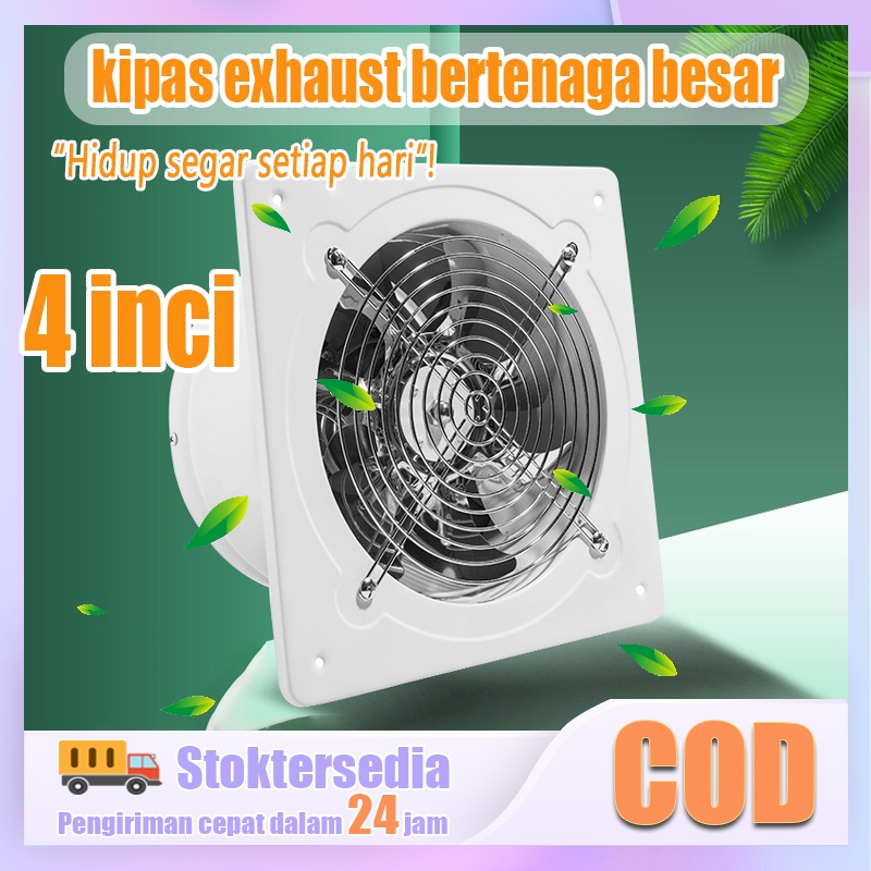 Jual Exhaust Fan 4 Inci Berdaya Tarik Tinggi untuk Dapur, Kipas Exhaust