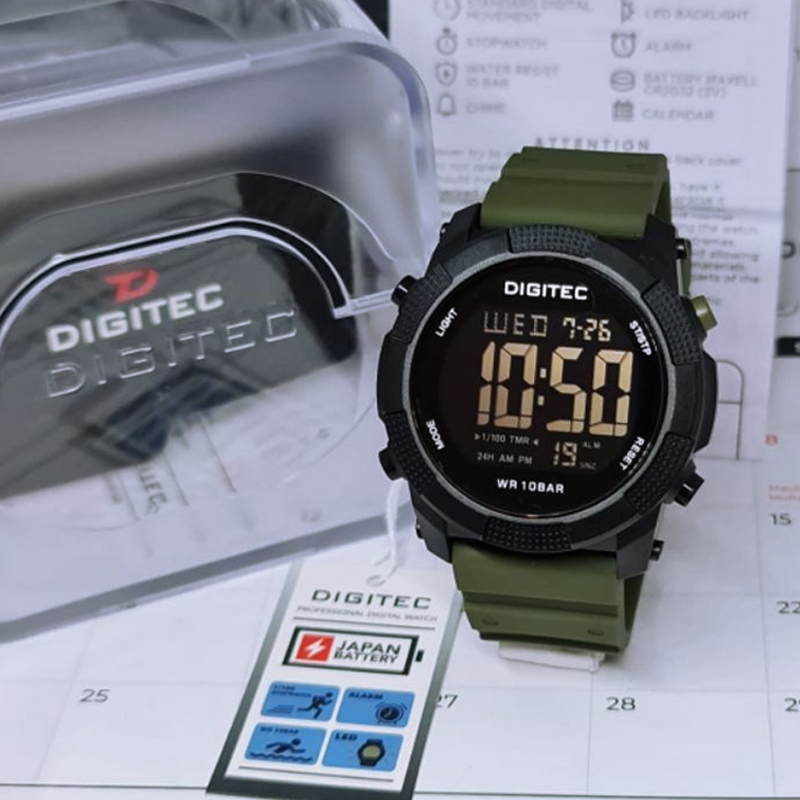 Jual Jam Tangan Digitec DG-5201T Original | Shopee Indonesia