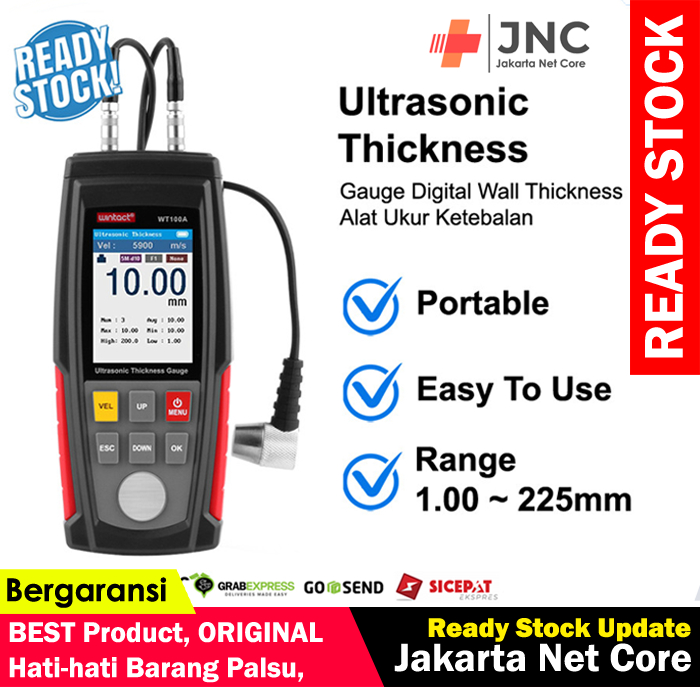 Jual Ultrasonic Thickness Gauge Digital Wall Thickness alat Ukur