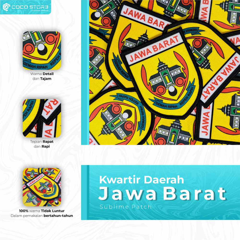 Jual Badge Pramuka Kwarda Jawa Barat Bahan Sublim | Shopee Indonesia