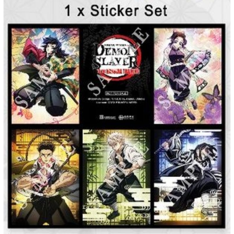 Jual Sticker Set - DEMON SLAYER/KIMETSU NO YAIBA FANS SCREENING: TO THE ...