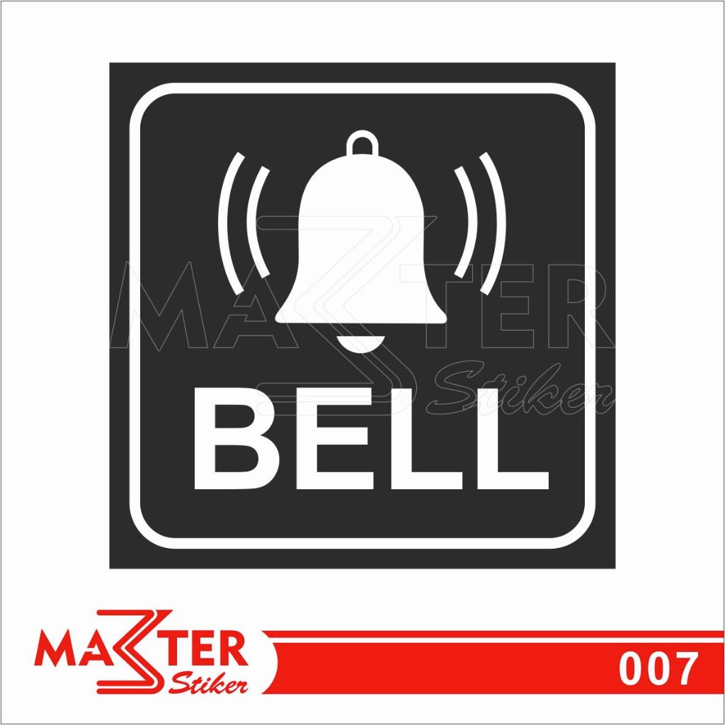 Jual 007 - Stiker Bell, Sticker Vinyl, Premium, Tahan Air, Termurah ...