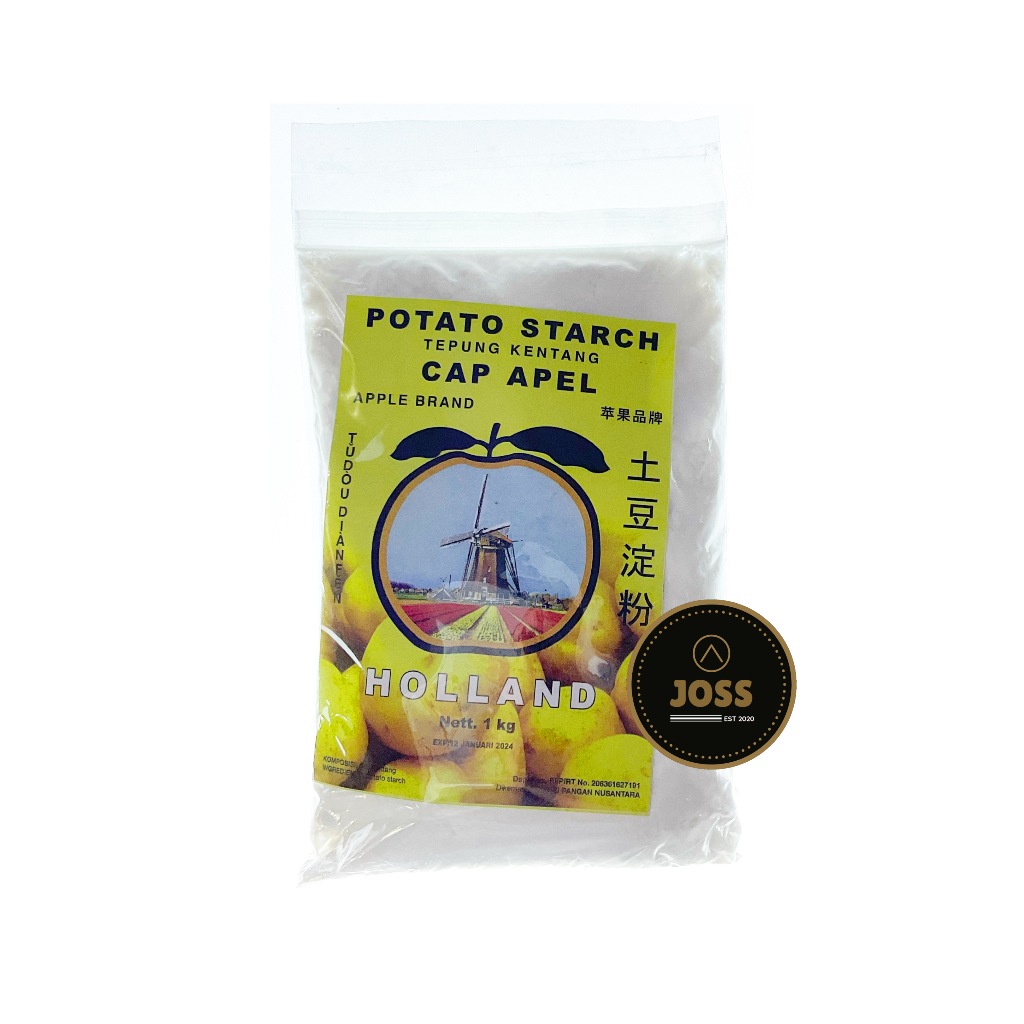 Jual TEPUNG KENTANG / POTATO STARCH CAP APEL HOLLAND 1kg | Shopee Indonesia