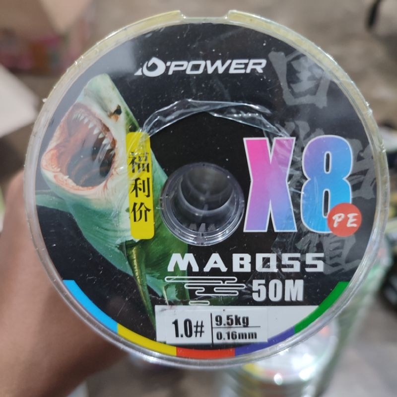 Jual PE D POWER MABOSS X8 50M | Shopee Indonesia