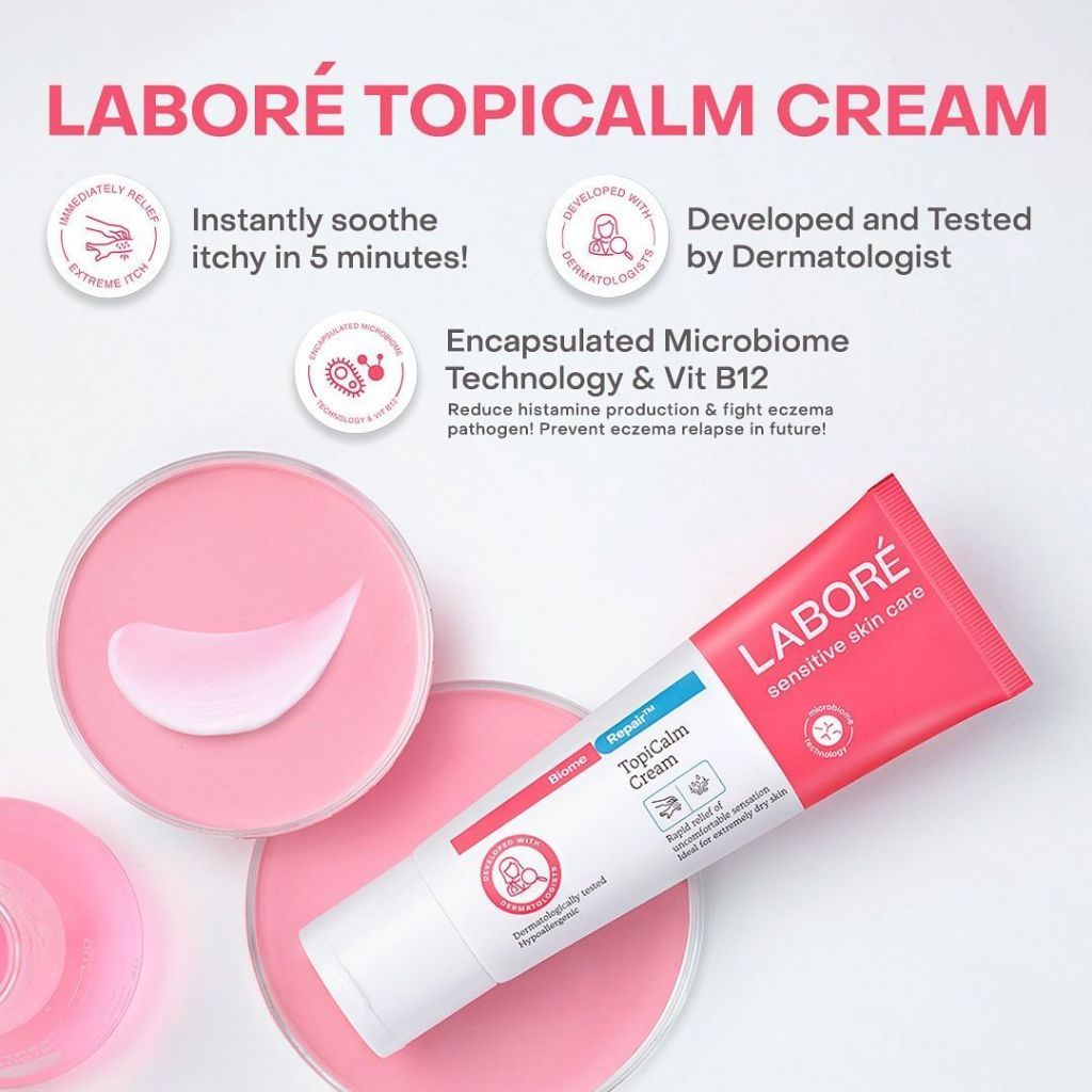 Jual LABORE Sensitive Skin Care BiomeRepair TopiCalm Cream 85ml/20ml ...
