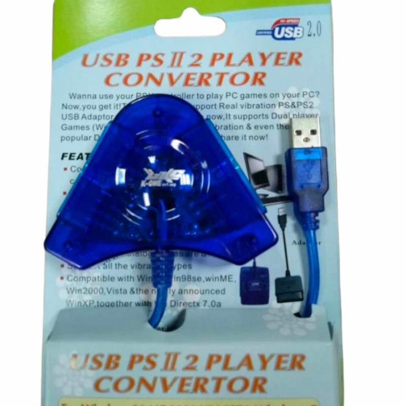 Jual Converter Double Converter 2 Cabang Stik Ps2 Ke Ps3/Pc Shopee