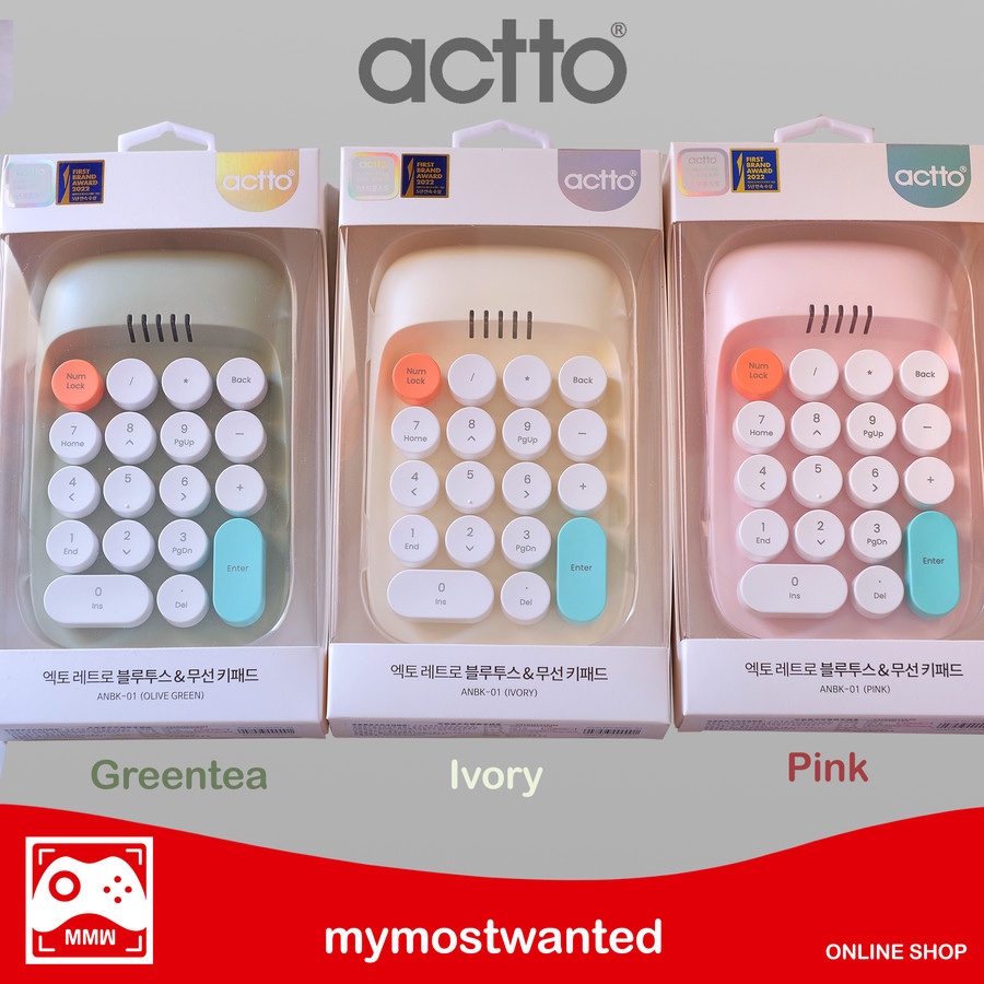 Jual ACTTO Numeric Keypad Numpad Number keyboard companion | Shopee ...