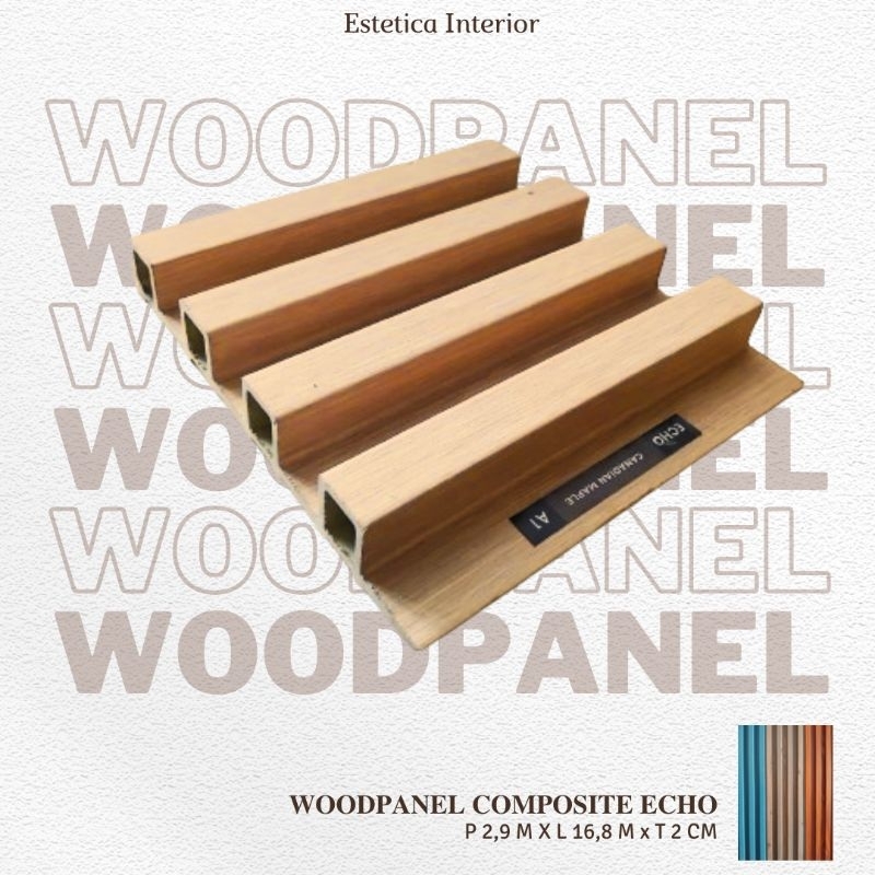 Jual Woodpanel Wpc Wallpanel Composite Echo Wood Panel Panjang