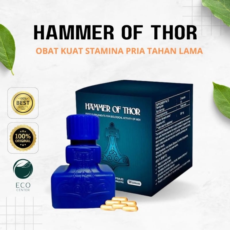 Jual Hammer Of Thor Asli 100 Original Italy Obat Kuat Dan Pembesar P