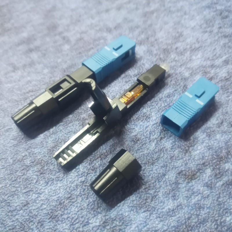 Jual Fast Connector Sc Upc Konektor Sc Upc Model Buaya FTTH fiber optik ...