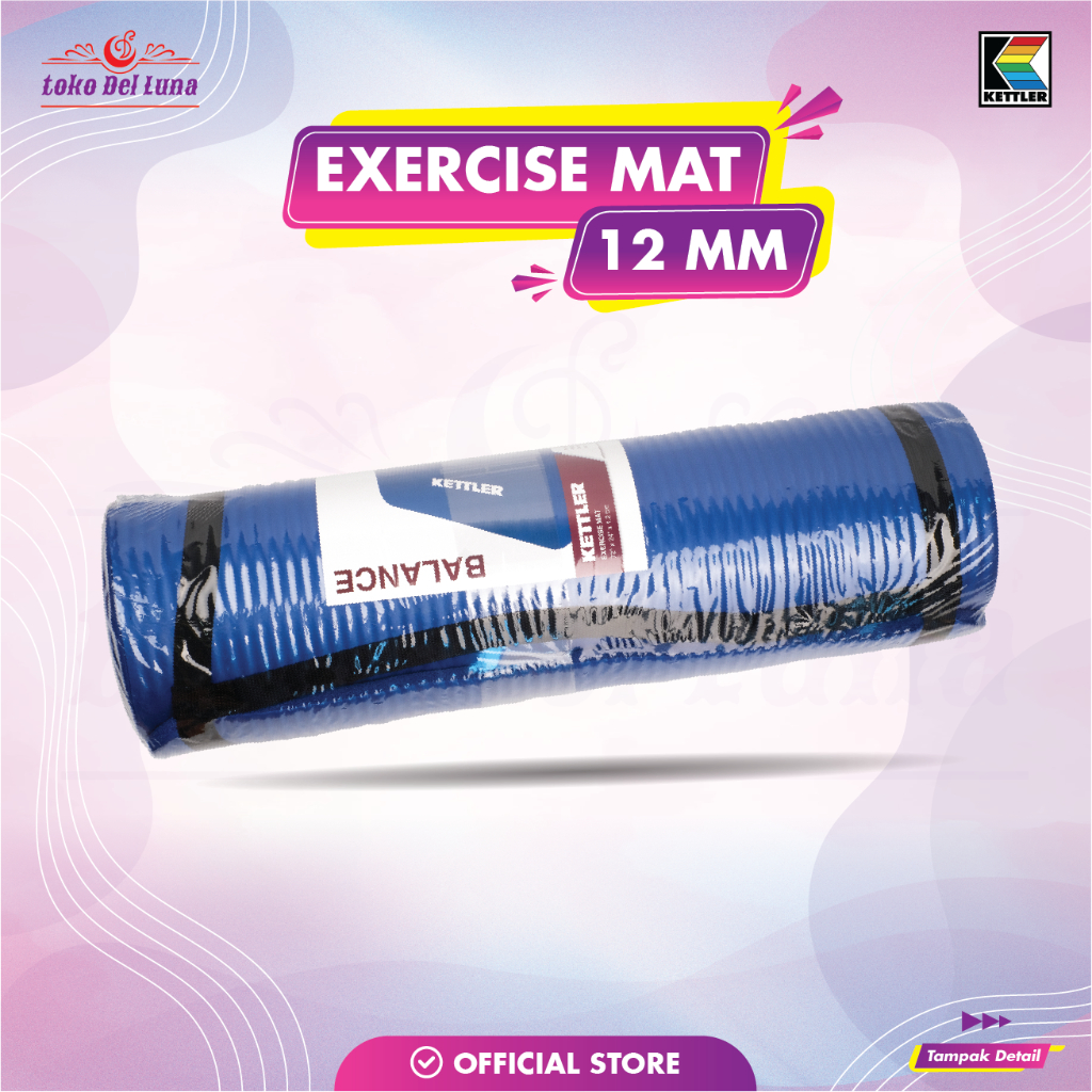 Jual KETTLER Yoga Mat 12mm Limited Edition Shopee Indonesia