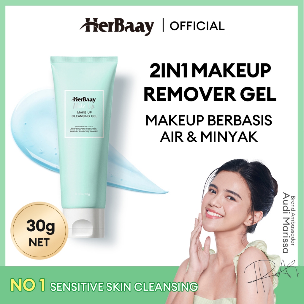 Jual HerBaay 2IN1 Makeup Remover Cleansing Gel Gentle Cleansing Balm