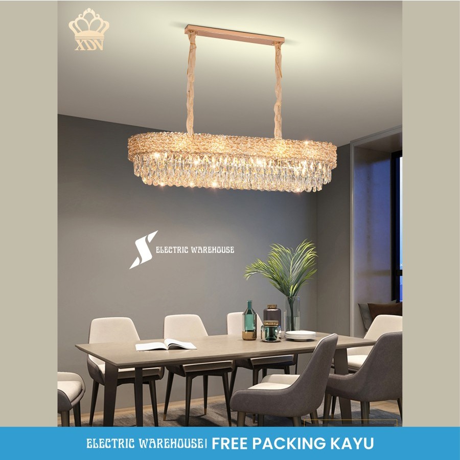 Jual LAMPU HIAS GANTUNG KAMAR RUANG TAMU MINIMALIS SKP - 7352-1000*330