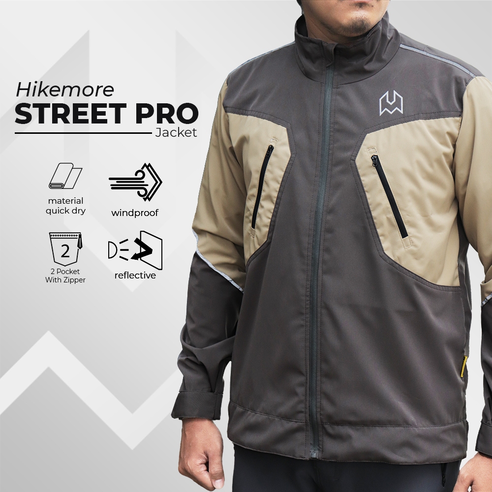 Jual Jaket Motor Riding Touring Pria Hikemore Street Pro Windbreaker ...