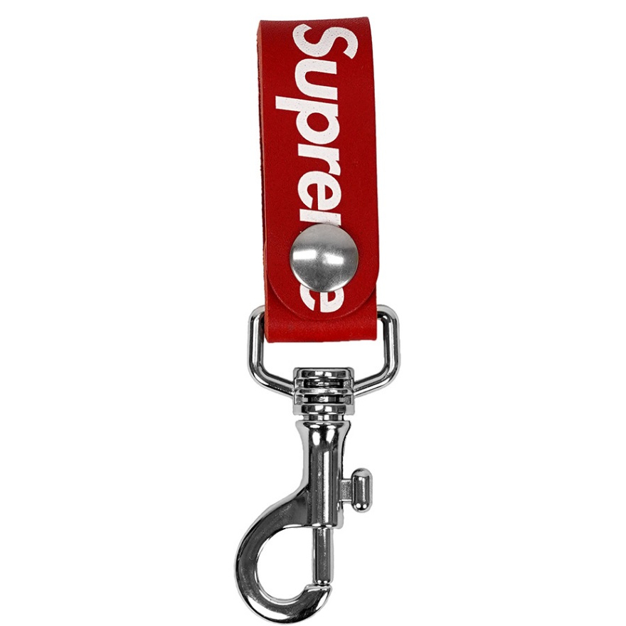 Supreme Leather Key Loop Black Free Jual Supreme Leather