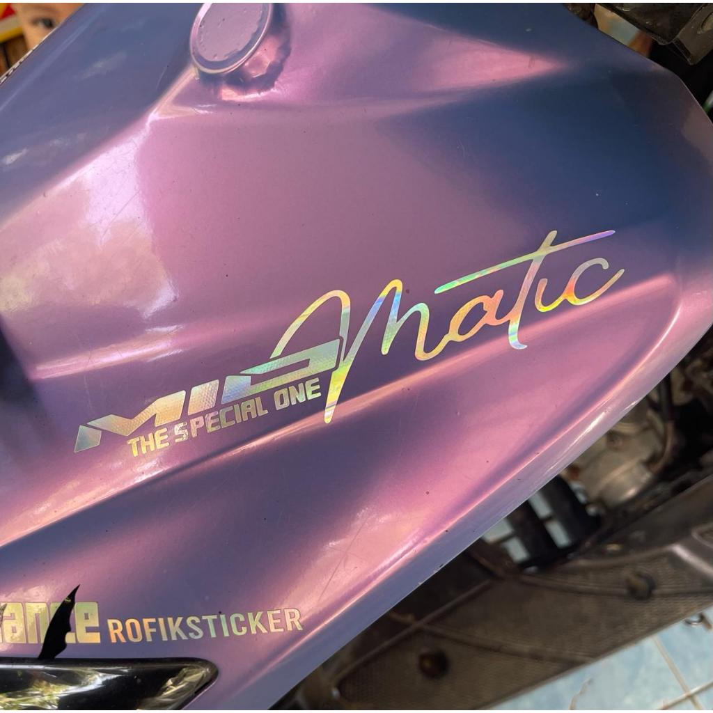 Jual stiker mio matic the special one sticker motor cutting matic ...