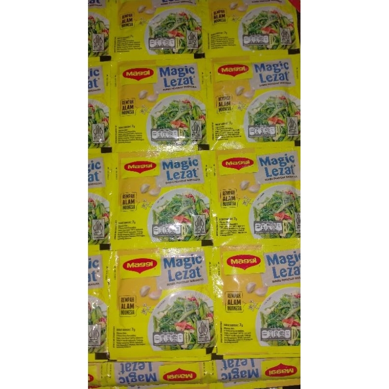 Jual MAGGI MAGIC LEZAT BUMBU PENYEDAP RENCENG ( 12 PCS ) | Shopee Indonesia
