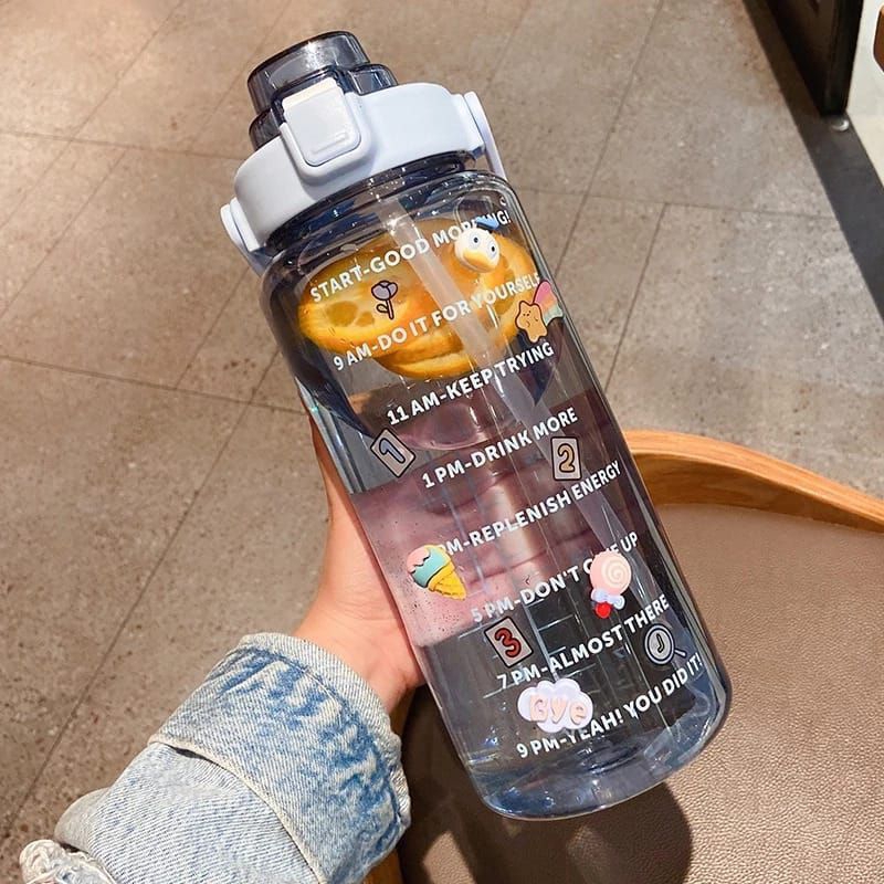 Jual Botol Minum Time Bening Transparan Ukuran Kapasitas 2.000 Ml/2 ...