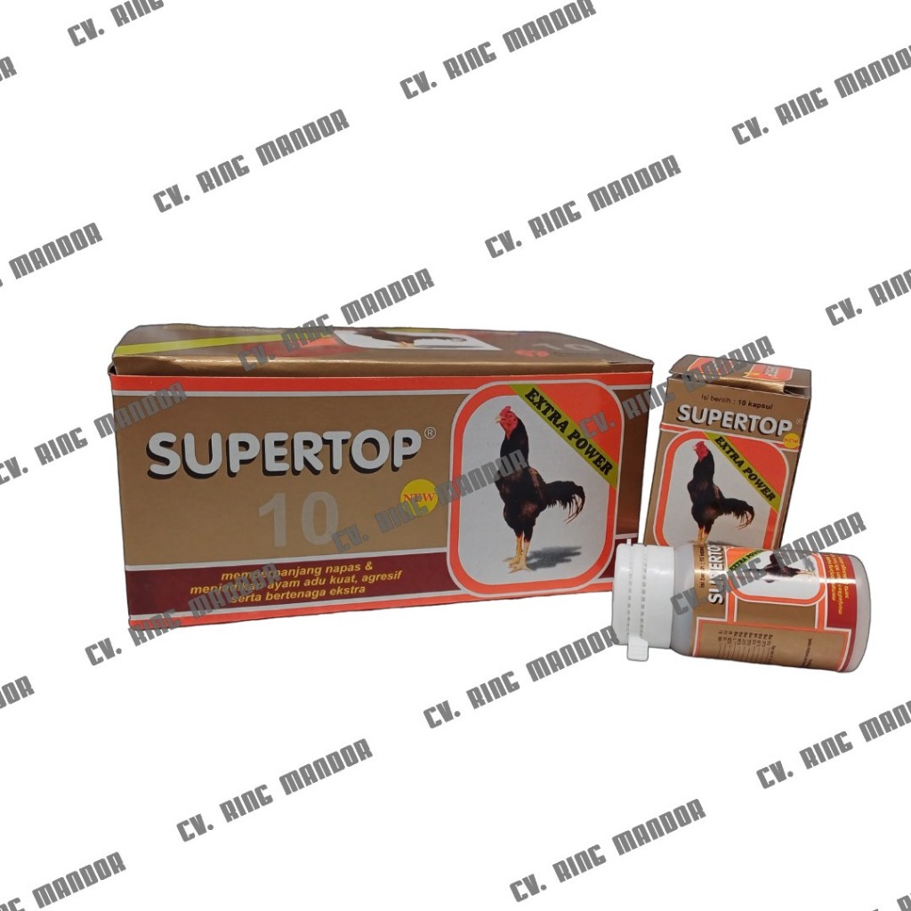 Jual SUPER TOP Super Stamina SUPERTOP 1 BOTOL 10 Kapsul Penambah ...