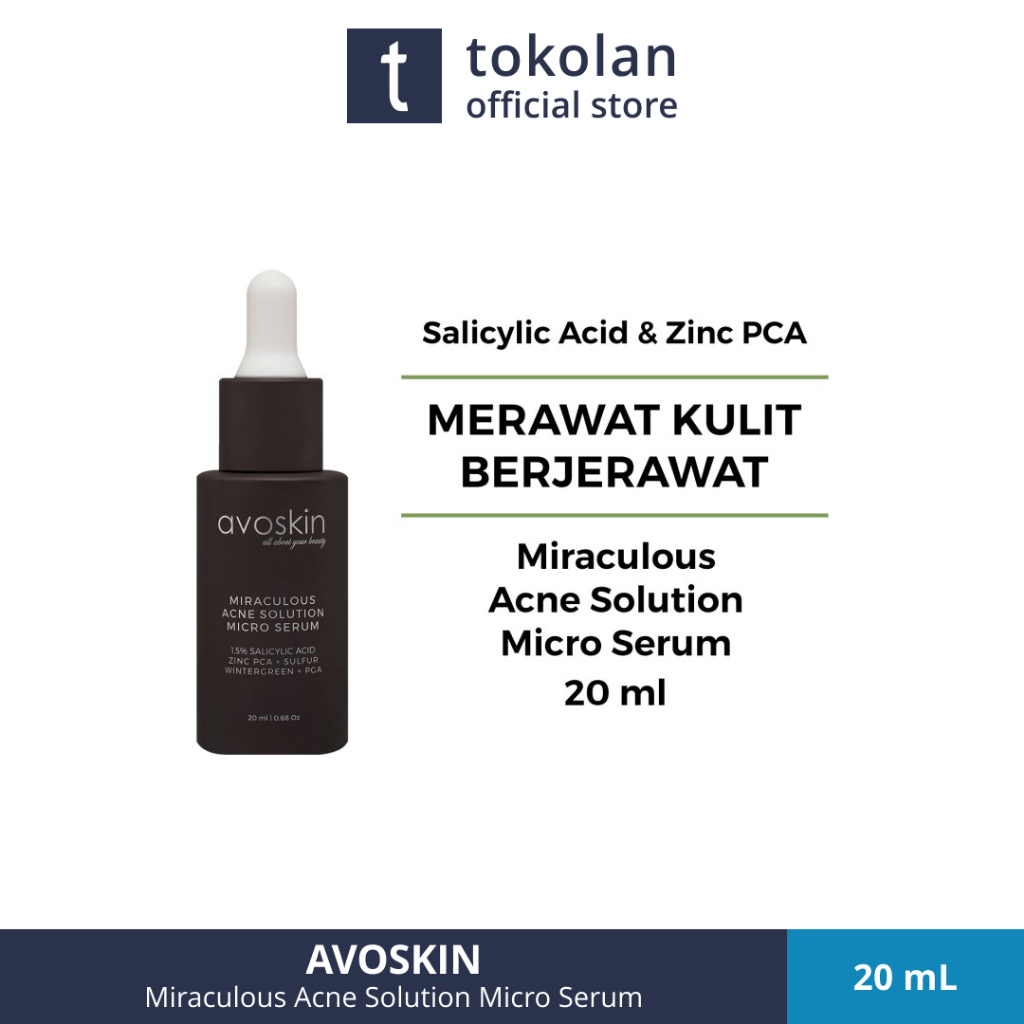 Jual AVOSKIN Miraculous Acne Solution Micro Serum - 20ml [WAREHOUSE ...