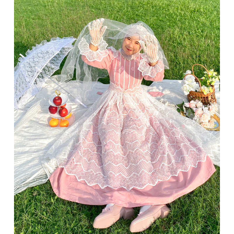 Jual Eve Fairy Dress/Dress princess/dress vintage/Dress aesthetic | Shopee  Indonesia