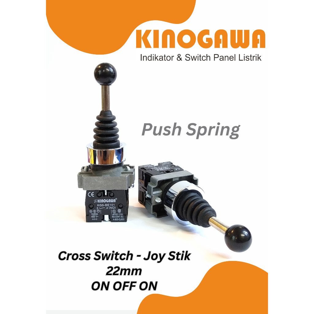 Jual KINOGAWA Monolever Switch Cross Switch Joy Stick 3 Posisi Stay Put ...