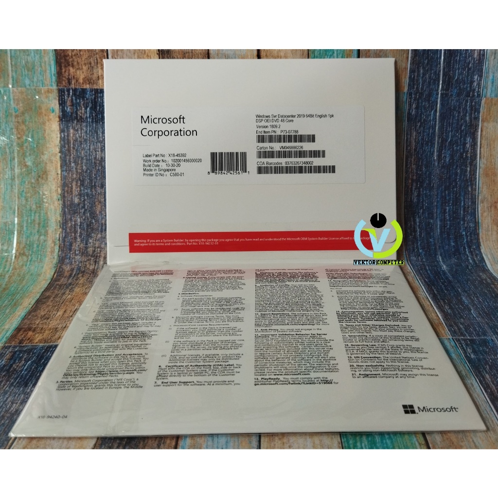 Jual Windows Server 2019 Datacenter 48 Core With COA DVD Original ...