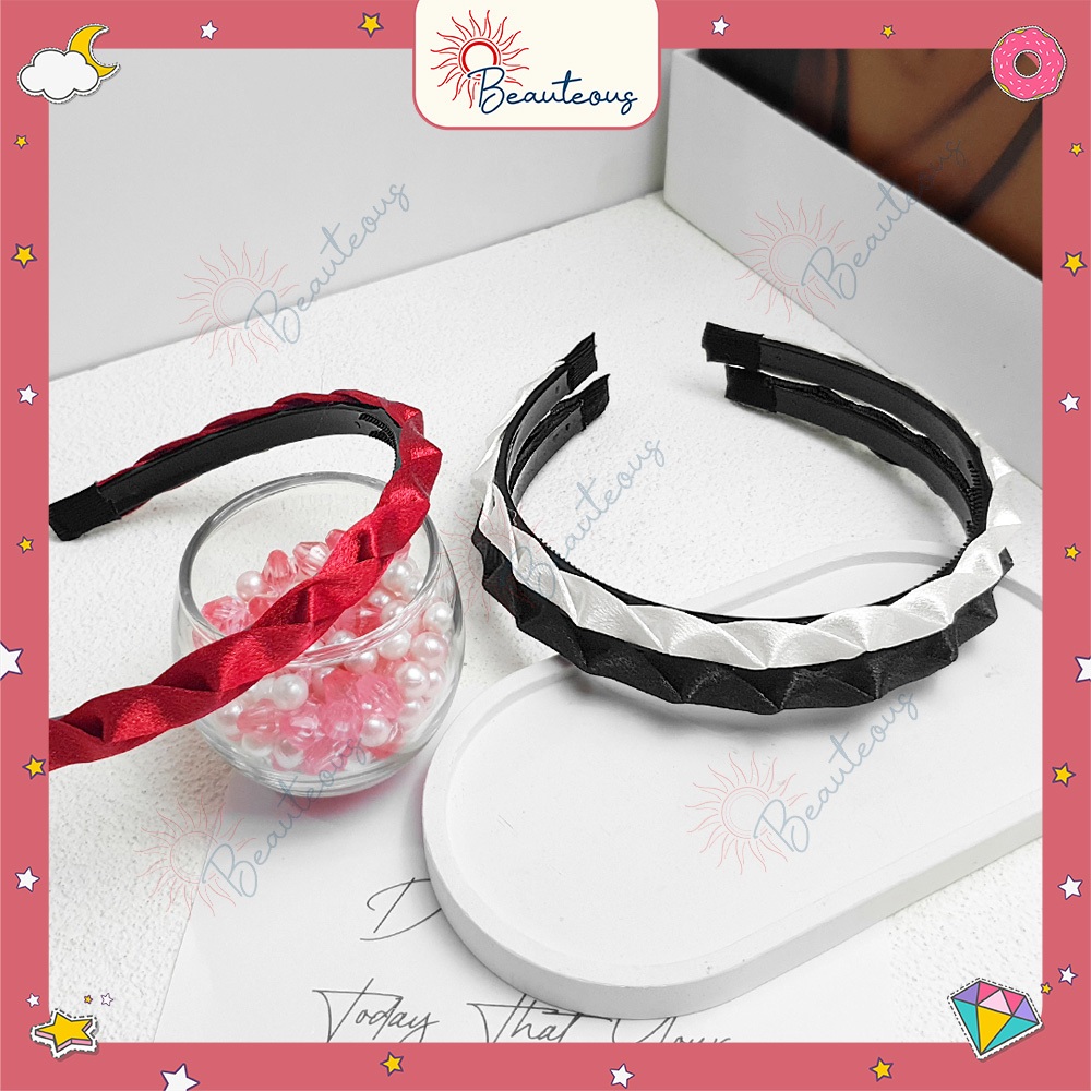 Jual Bando Fashion Daily Model Pita Kepang Bandana Lucu Korean Style ...