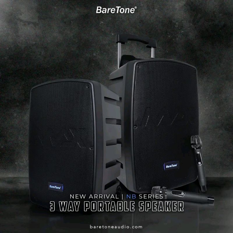 Jual Speaker Portable 12 inch Terbaik Baretone Max15NB Original bisa