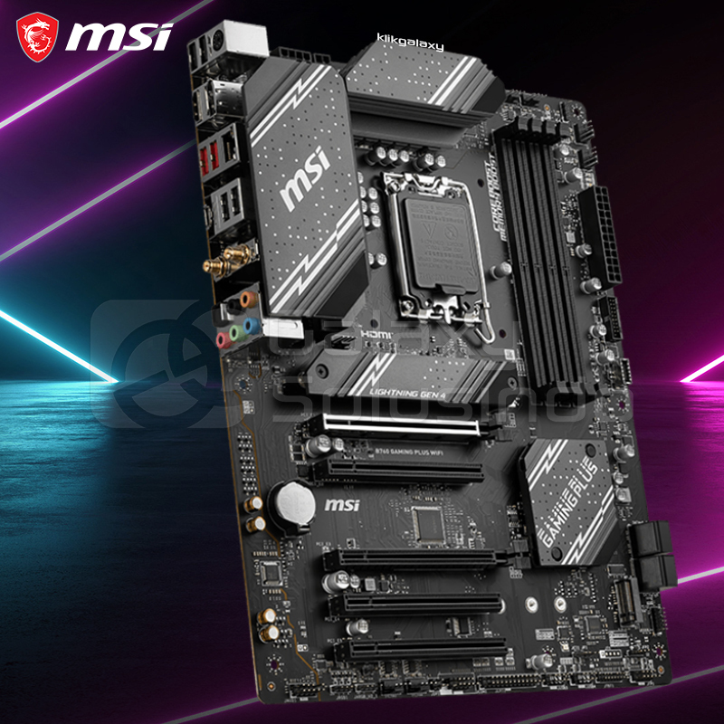 Jual MSI B760 GAMING PLUS WIFI DDR5 - Raptor Lake Motherboard | Shopee ...