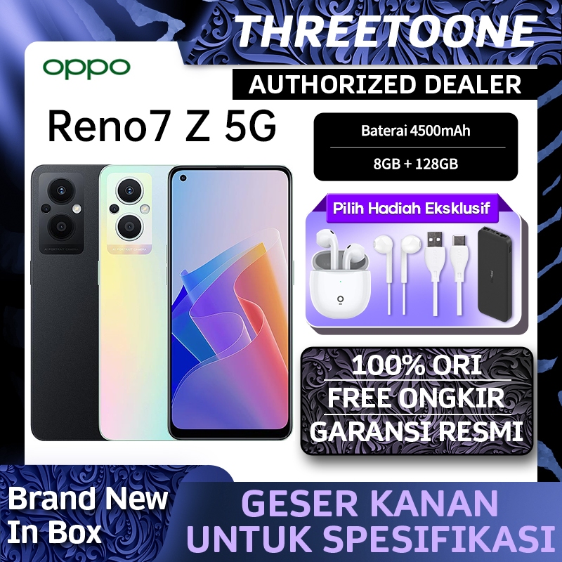 Jual Oppo Reno 7z 5g 8 128gb Nfc 64mp Kamera Snapdragon 695 Prosesor