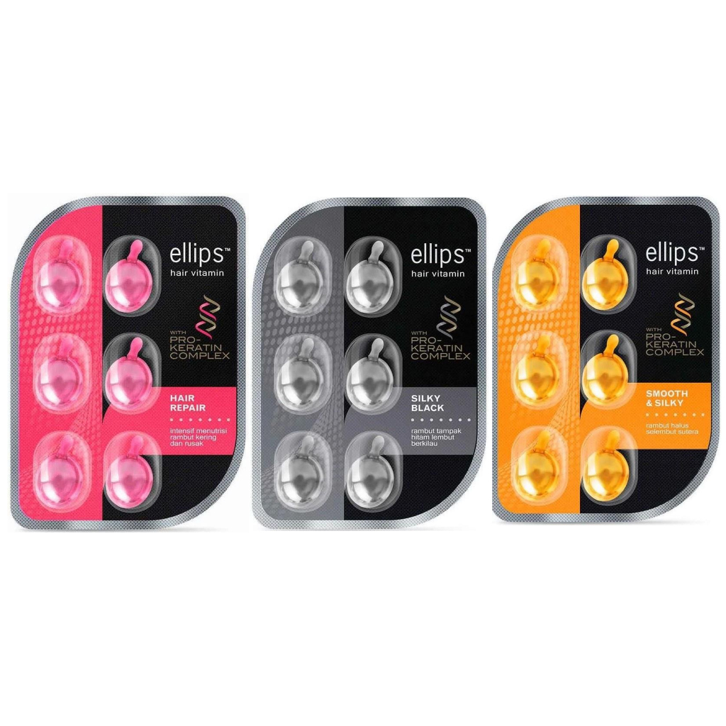 Jual NSPS Cosmetic - Elips Hair Vitamin Pro Keratin Complex Blister ...