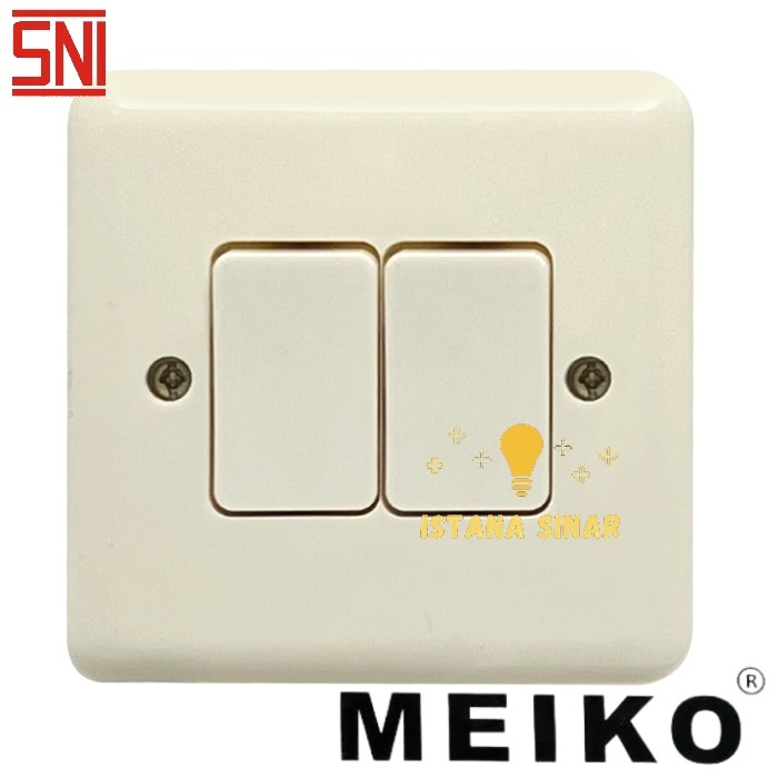 Jual Saklar seri Meiko seri IB inbow Warna Cream / Saklar Murah ...