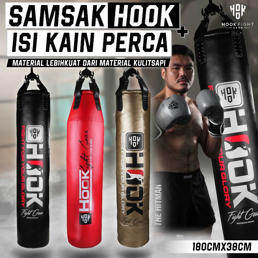 Jual Sarung Tinju Samsak Hook Boxing Bag Gloves - Muay Thai Sansak Dewasa  8-16oz F7 di Seller Hook Fight Gear Official - Pondok Benda, Kota Tangerang  Selatan