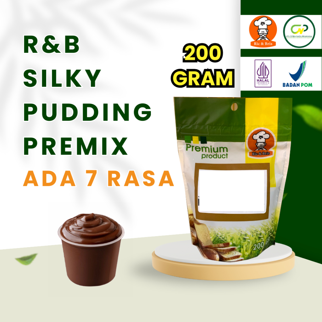 Jual R&B Silky Pudding Premix 200 gram / Pudding Powder / Premix ...