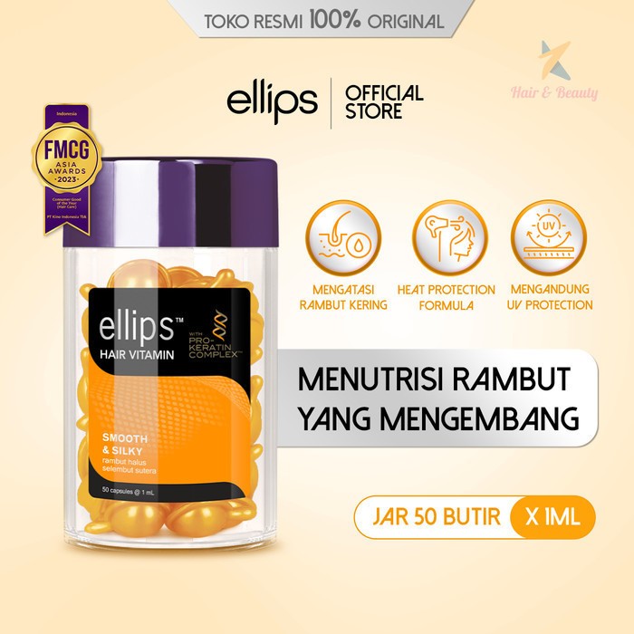 Jual Ellips Hair Vitamin Pro Keratin SEMUA VARIAN Jar ISI 50 Butir