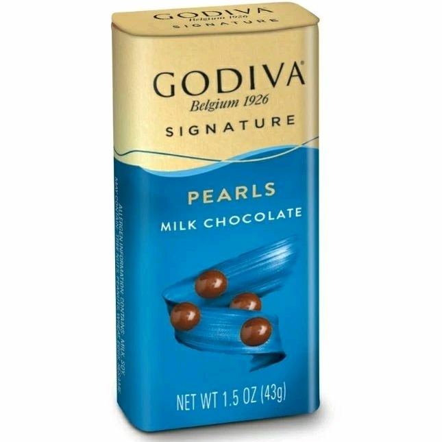 Jual GODIVA Signature Pearls Milk Chocolate 43g | Shopee Indonesia