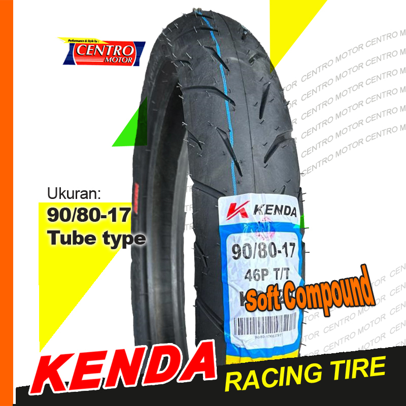 Jual KENDA K6329 90/80-17 tube type.Ban Racing Soft Compound cocok ...