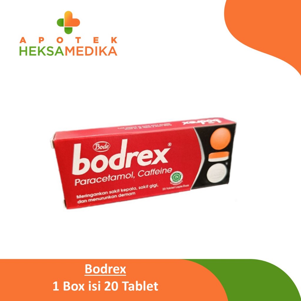 Jual Bodrex Tablet 1 Box 20 Tablet | Shopee Indonesia