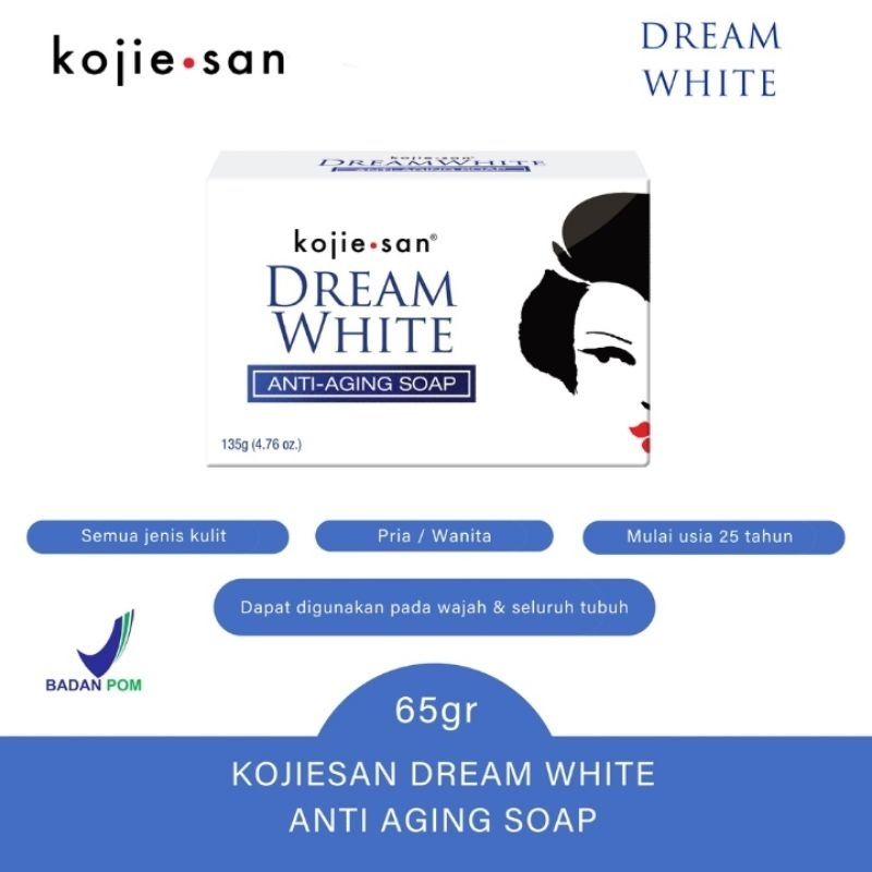 Jual Kojie San Dream White Anti Aging Soap Gr Shopee Indonesia