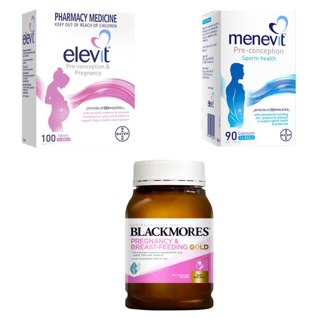 Jual Elevit Pre Conception Pregnancy 100 Tablets Tablet / Menevit