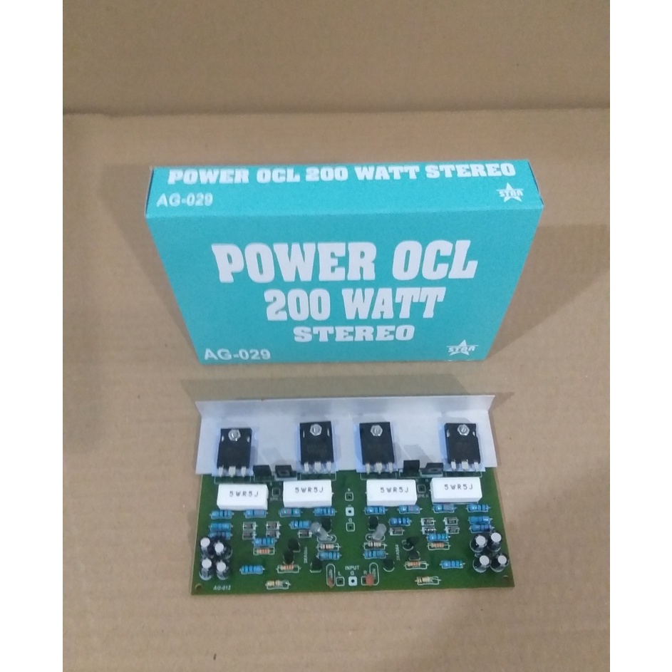 Jual Kit Power Watt Stereo Ocl Tip Ag Star Product Shopee Indonesia