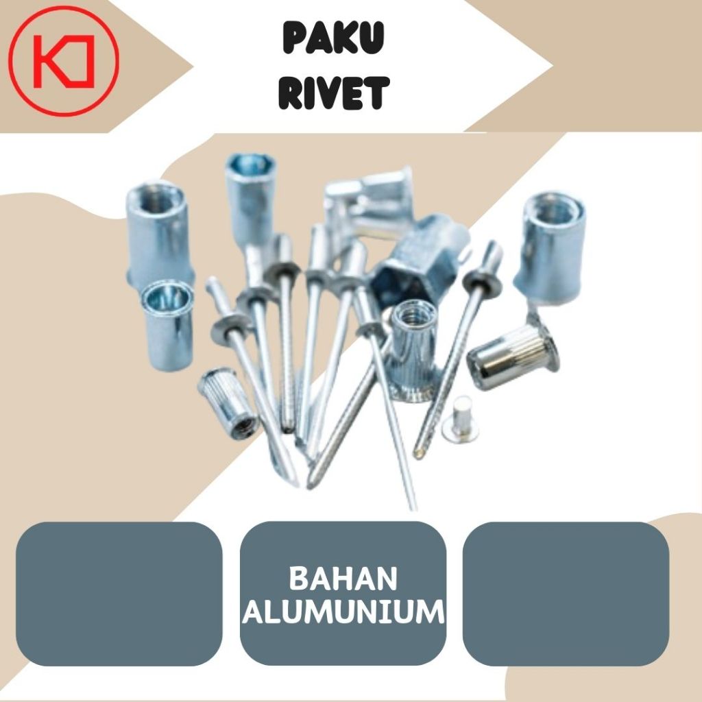 Jual PAKU RIVET ALUMUNIUM (MIN PEMBELIAN PER 50 PCS) | Shopee Indonesia