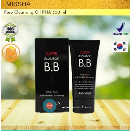 Jual Hanskin - Super 3 Solution BB Cream SPF35 PA++ 30 Gr | Shopee ...