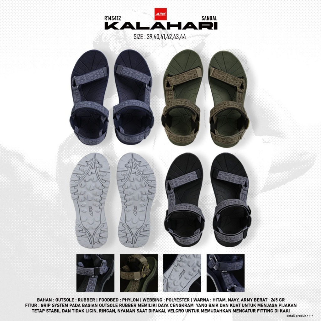 Jual Sandal Palang Pria Kalahari Arei Outdoorgear | Shopee Indonesia