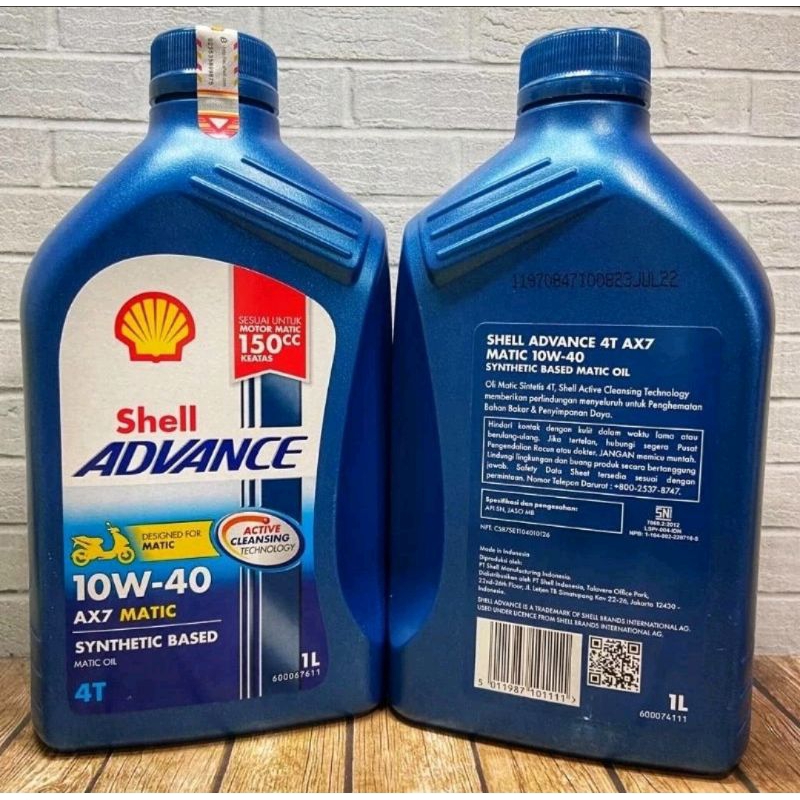 Jual Shell Advance AX7 Matic 1L 10w 40 | Shopee Indonesia