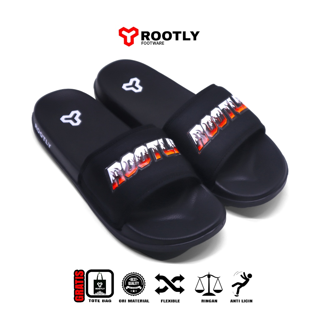 Jual Rootly - Sandal Pria Selop Bahan Double Mesh Flazz | Shopee Indonesia
